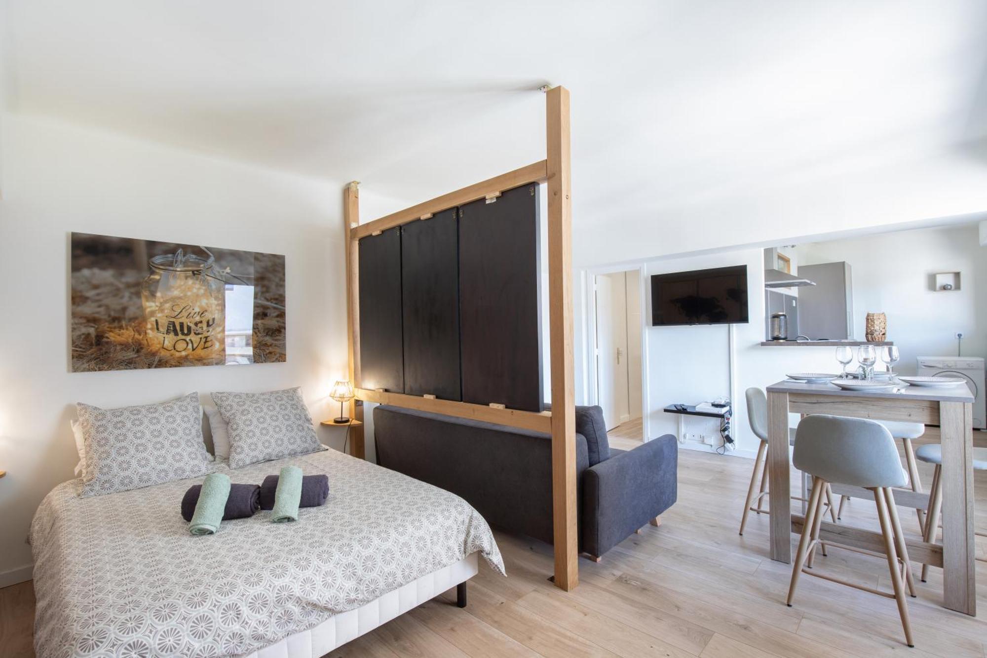 La Chic Riviera - Clim - Wifi - Croisette Apartment Cannes Bagian luar foto