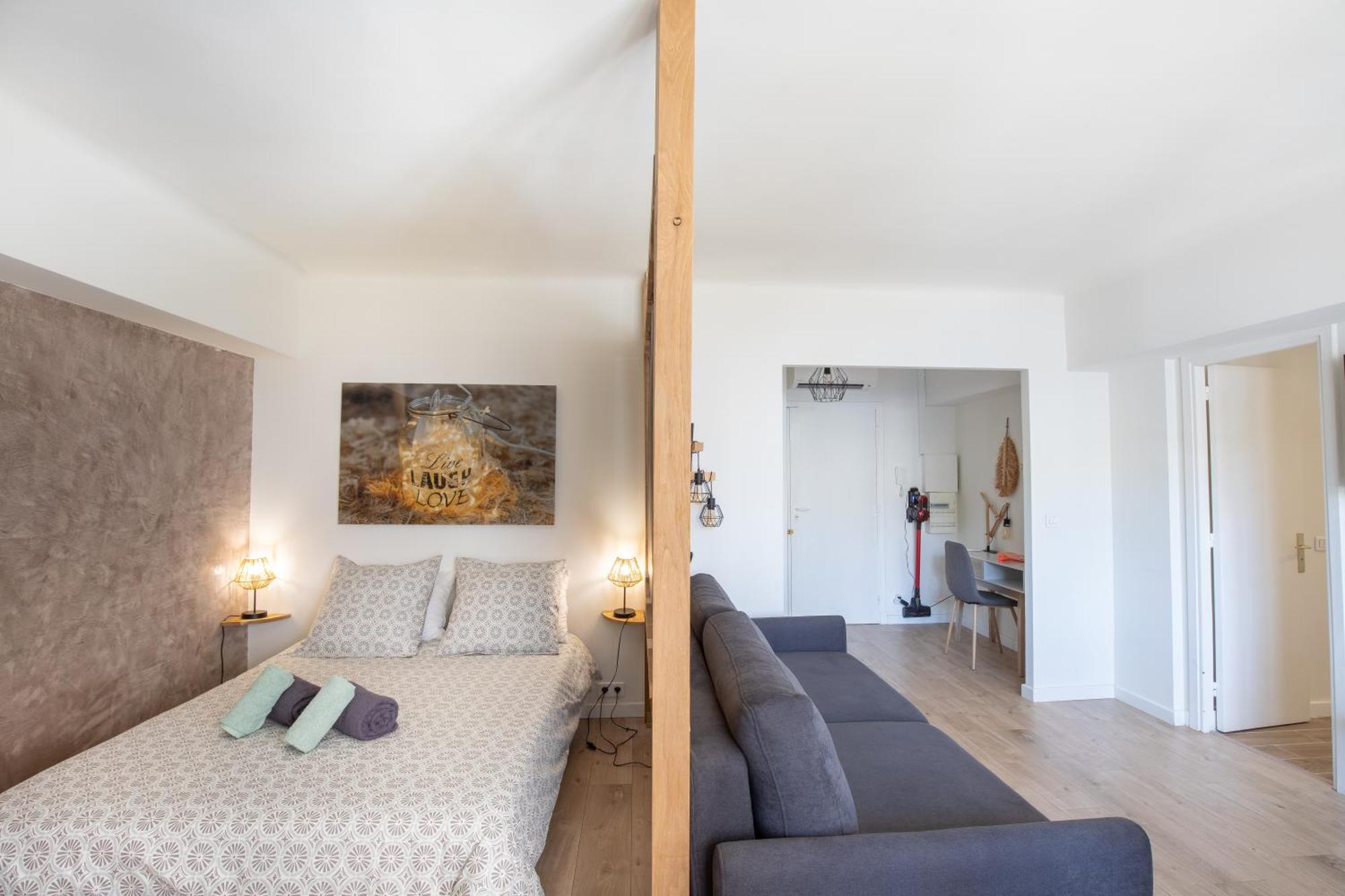 La Chic Riviera - Clim - Wifi - Croisette Apartment Cannes Bagian luar foto